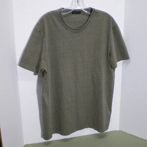 Steel City Olive Green Crew Neck Tee Shirt, Size Large